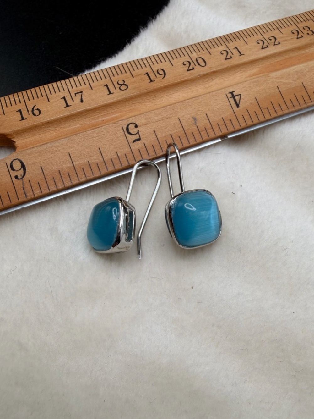 Lia Sophia Blue Stone Earrings
